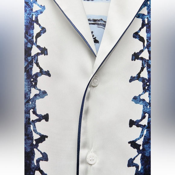 NWT ZARA SS24 PRINTED SHIRT ZW COLLECTION 2792/137 014/003 - Picture 14 of 15